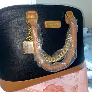 Joy & Iman purse with attached watch